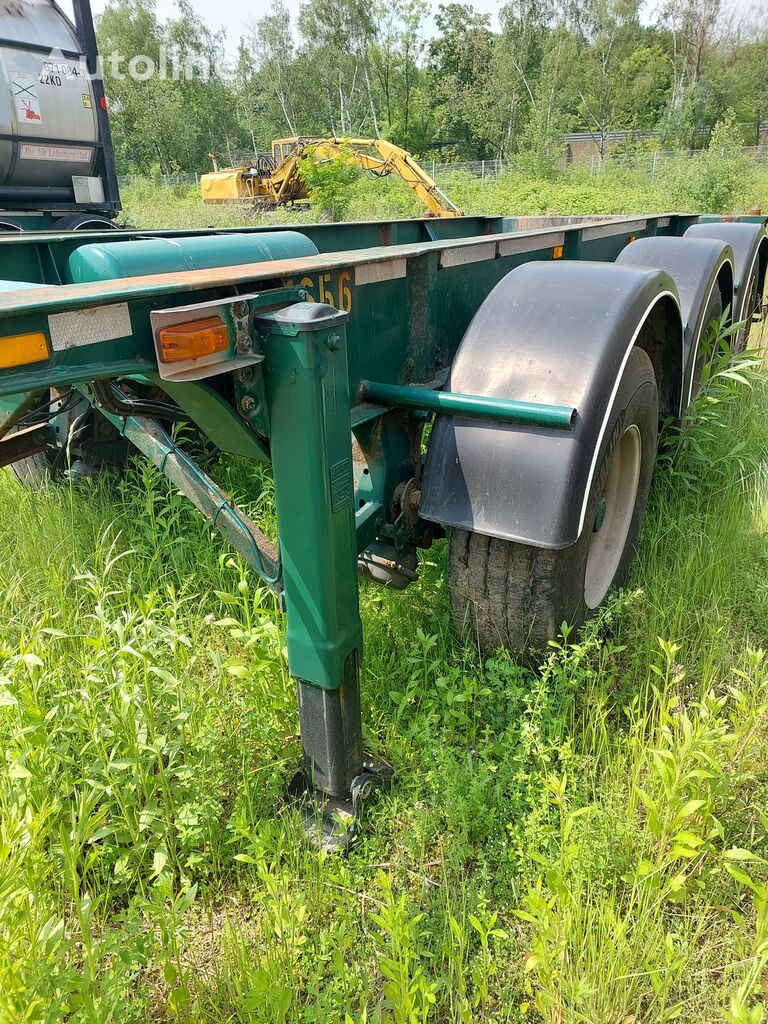 Rinnen Containerauflieger