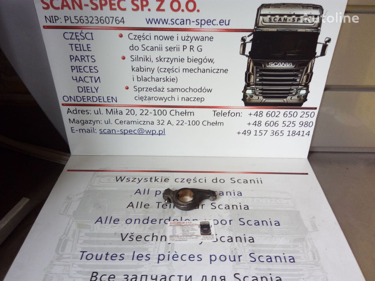 Scania Dźwigienka 1438752 Motor Ventil für Scania P R G series 4 Sattelzugmaschine