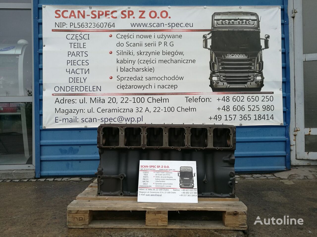 Scania PRG Zylinderblock für Scania XPI Sattelzugmaschine