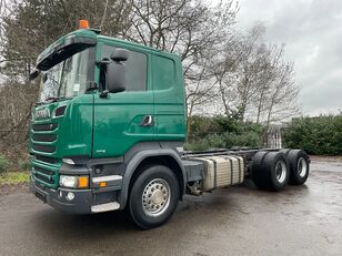 Scania R580 V8 6x4 BL Retarder-2x pto- 10T frontaxle- Manueel Fahrgestell LKW