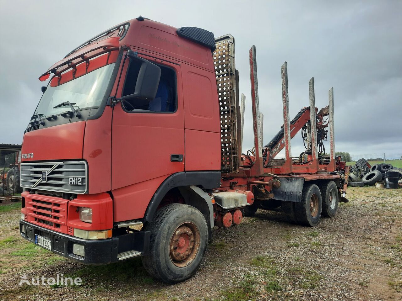 Volvo FH12 Holztransporter LKW