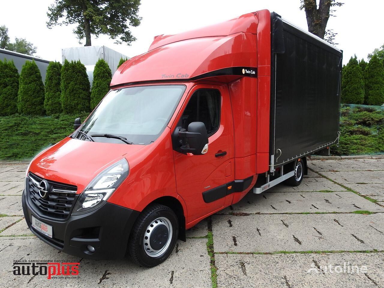 Opel MOVANO PLANDEKA 10 PALET WEBASTO TEMPOMAT KLIMATYZACJA LEDY PNEU Planen-LKW < 3.5t