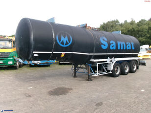 Fruehauf Bitumen tank inox 31 m3 / 1 comp + mixer & engine Bitumenauflieger