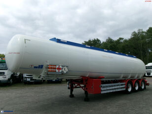 Feldbinder Fuel tank alu 44.6 m3 + pump Tankwagen für Heizöl und Diesel