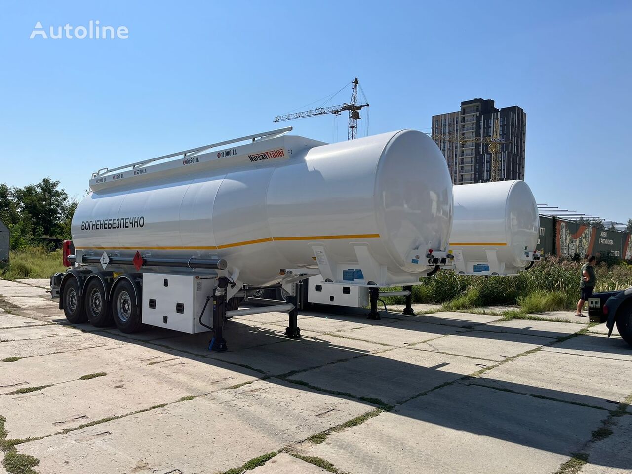 neuer Nursan NIZhNIY NALIV NA SKLADI Tankwagen für Heizöl und Diesel